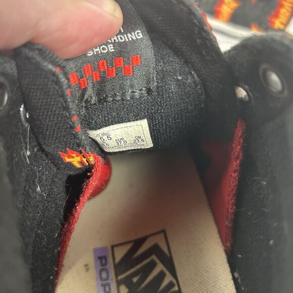 Vans X Thrasher Old Skool SK8-Hi Canvas Black Skateboarding Mens Shoes Sneaker - Picture 10 of 10